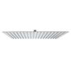 16Inch Chrome Stainless Steel Rain Shower Head Bathroom Top Sprayer Faucet Head Water Showering Head Silver Rainfall Shower Head