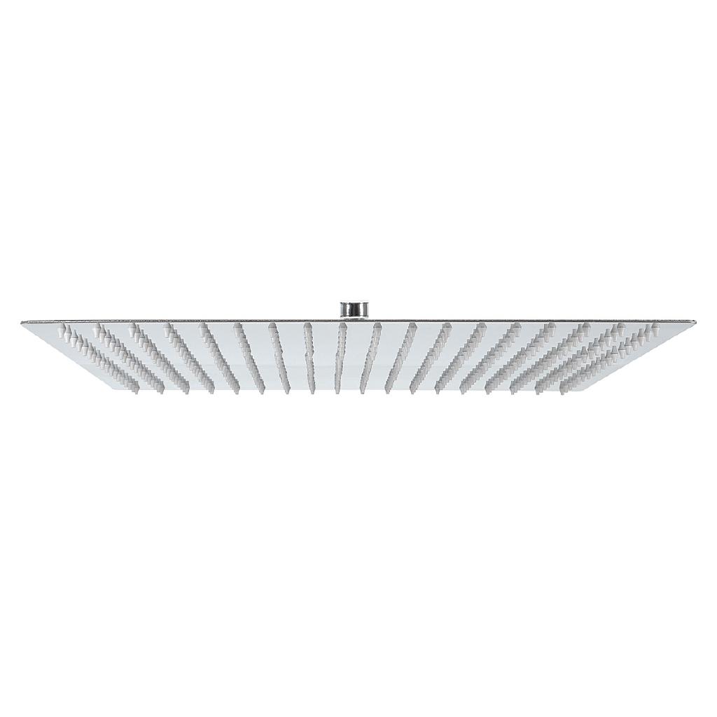 16Inch Chrome Stainless Steel Rain Shower Head Bathroom Top Sprayer Faucet Head Water Showering Head Silver Rainfall Shower Head