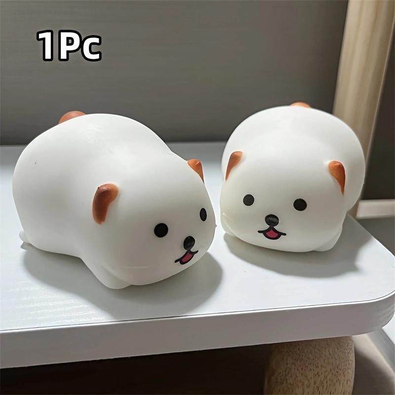 Squishy Puppy Animal Squeeze Toy for Adult Soft Pinch Pop Fidget Toys Cute Cartoon Dog Decor Entertainment Games Party Gifts
