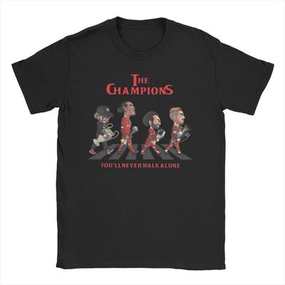LFC The Champion T Shirt for Men Women Pure Cotton Funny T-Shirts Crew Neck Soccer Football Club Tees Short Sleeve Tops Original