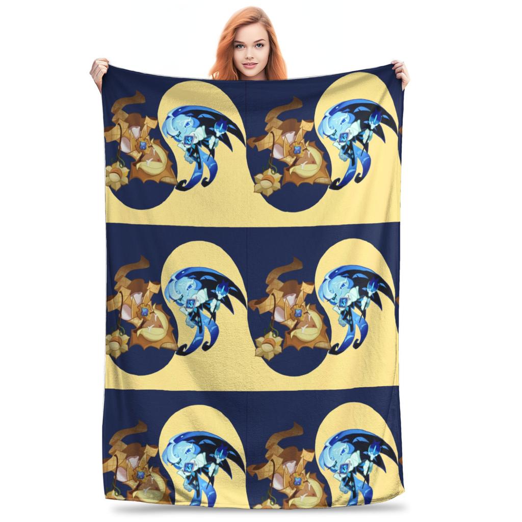 Apple Candy Cookie Run Kingdom Blankets  Flannel Vintage Soft Throw Blanket for Bed Sofa Textile Decor