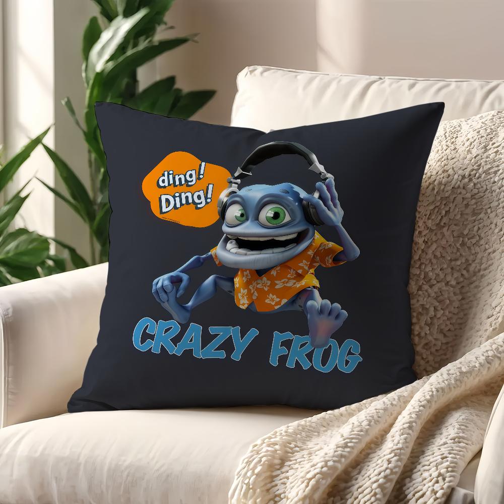DJ Ding DDing CCrazy Frog cushion cover For Pillow Printing Sofa Decoration Home Car Room Coffee Shop Office Nordic Simplicity