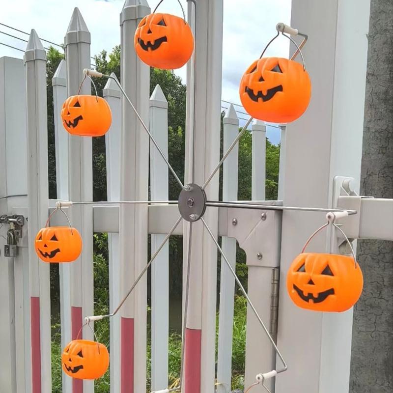 Ferris Wheel Style Bird Feeder with Rotating Feature Perfect for Backyard Bird Watching and Garden Decors