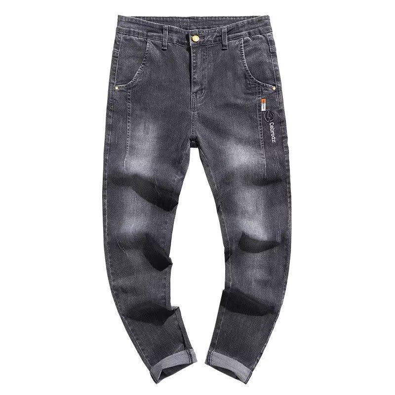 Men's Korean Slim Fit Stretch Jeans - Trendy Casual Summer Long Pants