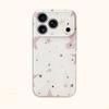 Glittering Pink Bow Starry Pattern Graphic Art Film Aesthetic Protective Shockproof Bumper Phone Case Cover For iPhone 14 15 16 Pro Max Plus