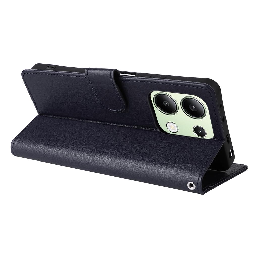 For Xiaomi Redmi Note 13 4G Wallet Case PU Leather Flip Phone Cover with Stand