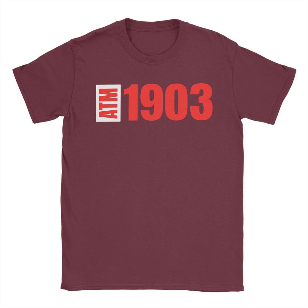 ATM 1903 TShirt for Men  Funny 100 Cotton Tees Crew Neck Short Sleeve T Shirt Birthday Gift Clothes