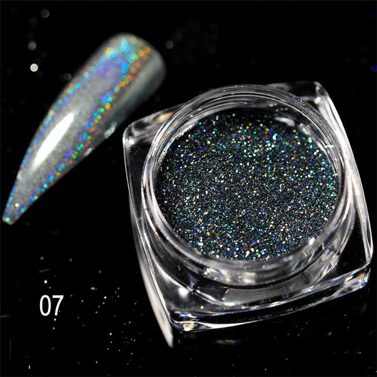 Fantasy Laser Nail Art Glitter: Classic Magic Mirror Powder