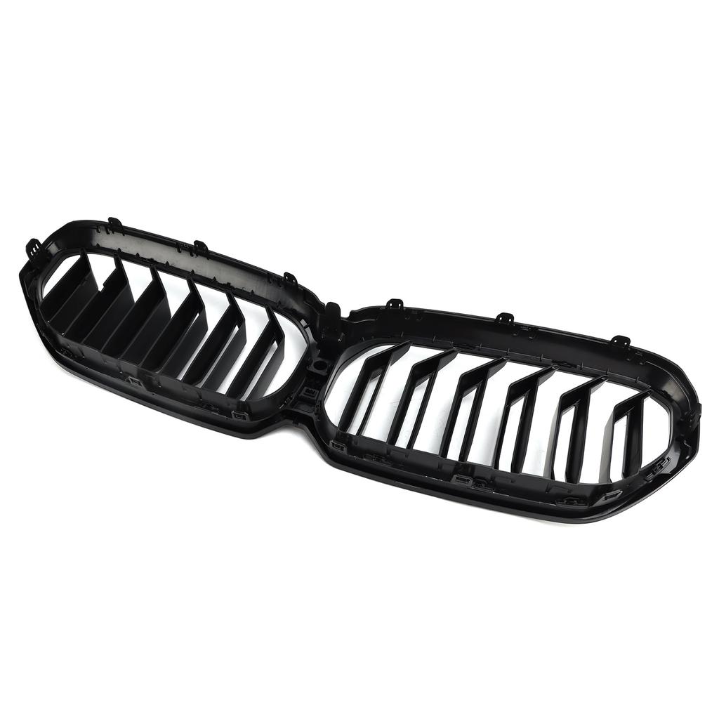 Matte Black Dual Slats Front Kidney Grille For BMW G30 G31 LCI 2021-2024