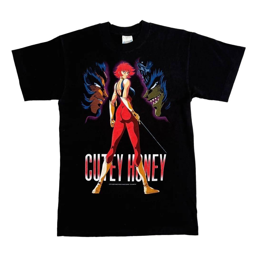 Cutey Honey 1999 99 90s Vintage Japan Animation Anime Manga Rare Promo Unisex T-Shirt XXXL