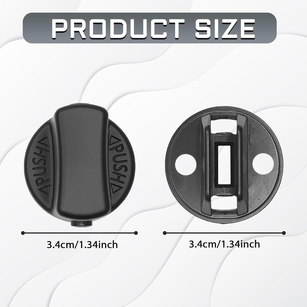Ignition Key Knob Push Turn Switch & Insert Set for Mazda CX-9, CX7, 6, Mitsubishi Lancer 2008-2017, Outlander 2007-2013, Keyless Ignition Start