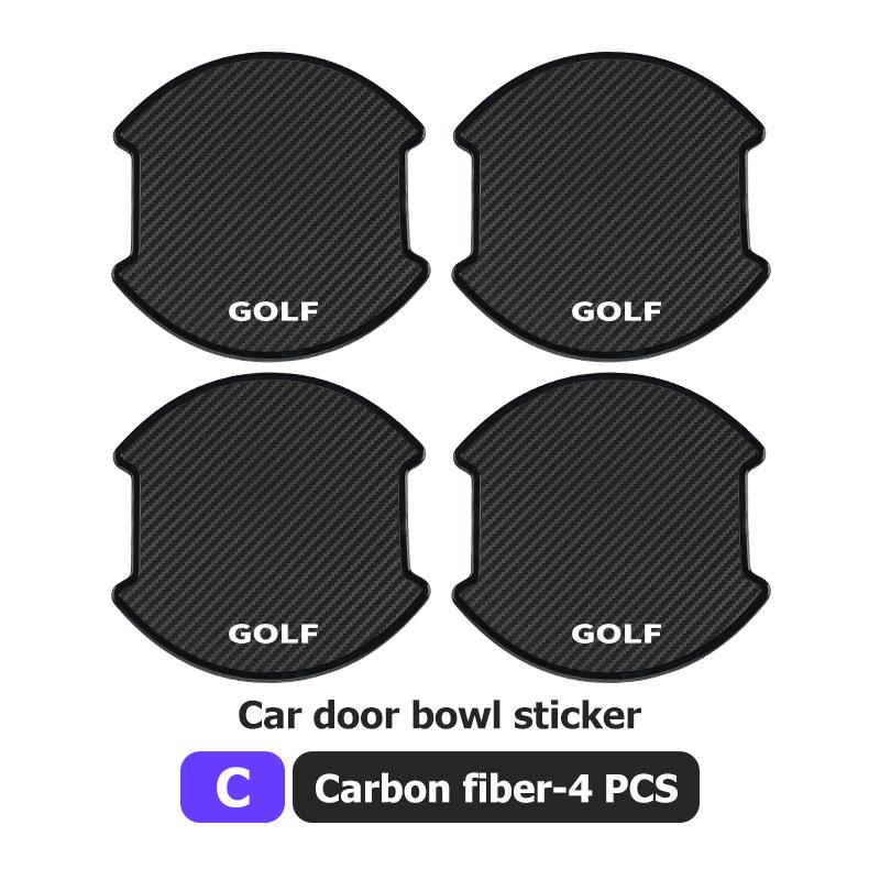 VFHJQ1 For Volkswagen VW Car Door Handle Bowl Sticker Anti-scratch Auto Exterior Protection Film Golf Jetta Passat Mk4 Mk5 Mk6 CC B5 B6