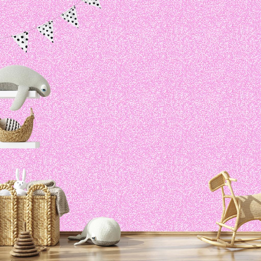Lavender and powder pink glitter wallpaper for living room and bedroom 50x1000