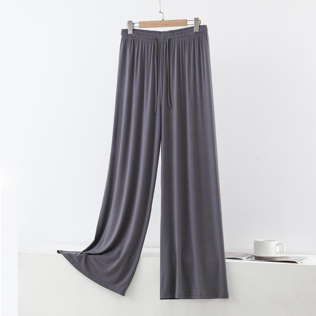 Women's Plus Size High Waist Modal Wide Leg Summer Pants