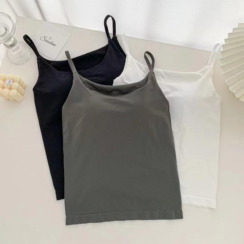 Soft Seamless Padded Camisole Tank Top