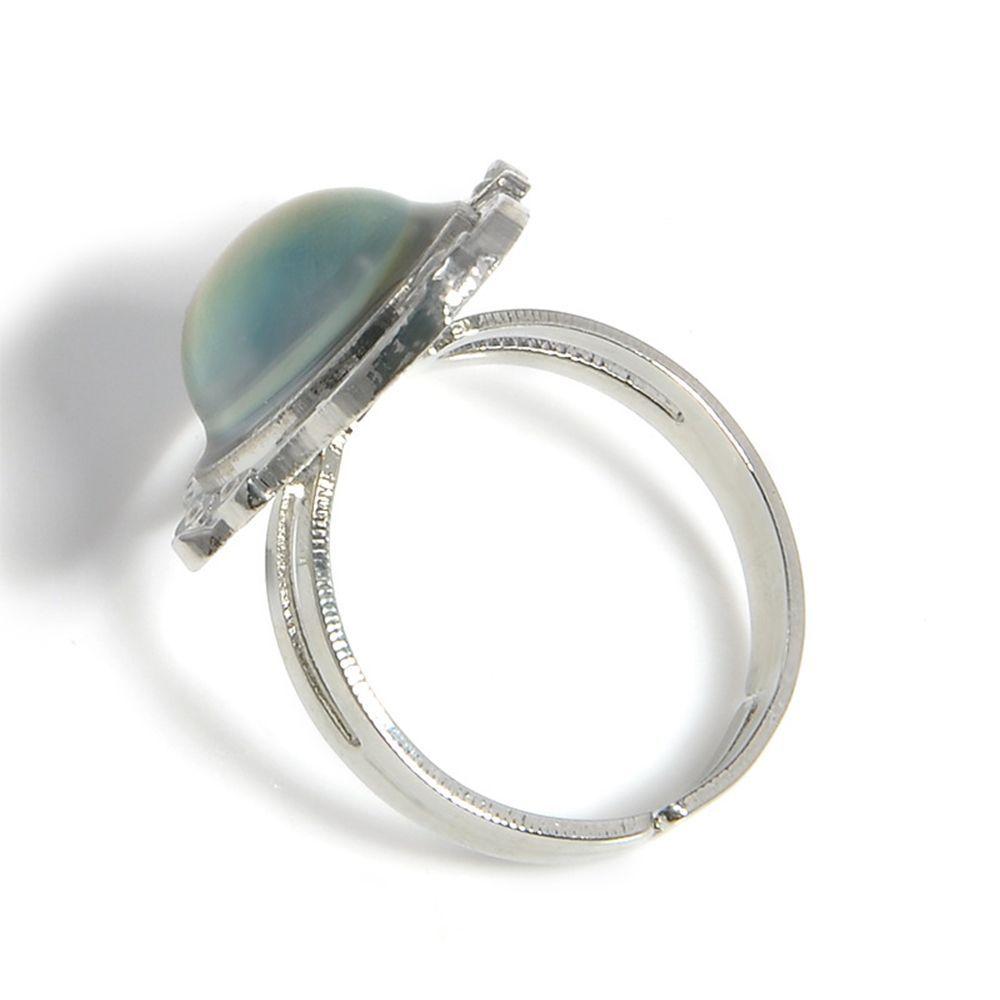 Compact Unisex Jewelry Adjustable Kids 1PC Fashion Adult Chic Changing Color Temperature Ring Mood