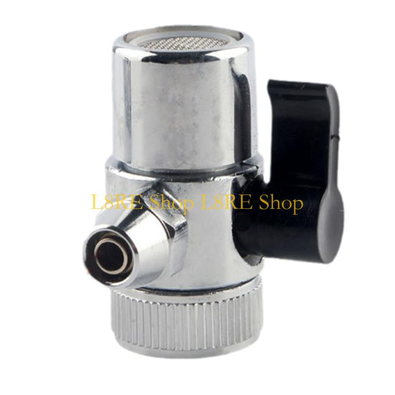 L8RE Alloy 1/4" Tube Single Cut for Valve Diverter Switch Water Divider Conversion Faucet Water Inlet Accessories Kitchen Too