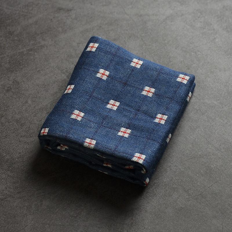 1Pc 15x27cm Cotton Linen Tea Towel Zen Style Absorbent Tea Pot Table Cloth Elegant Tea Mat