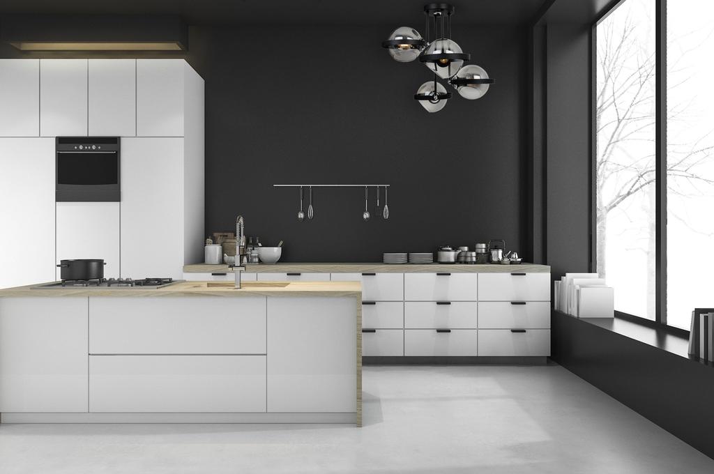 MODERN GLASS HANGING LAMP GRAPHITE RING