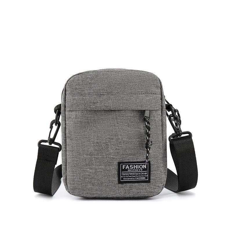 Men's Casual Oxford Cloth Crossbody Bag - Fashionable Small Square Backpack for Mobile Phones