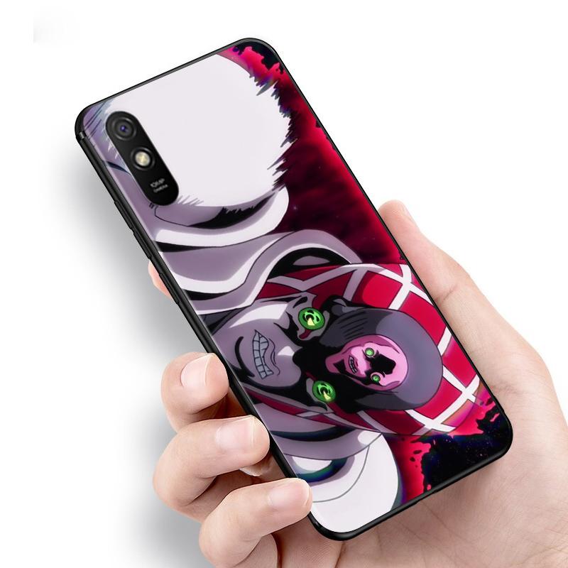 Anime JoJo Diavolo dla Xiaomi Redmi 9C 9T 9I 9AT 9A 9 8A 8 7A 7 6A 6 5 A 4X Prime Pro Plus czarny miękki futerał na telefon
