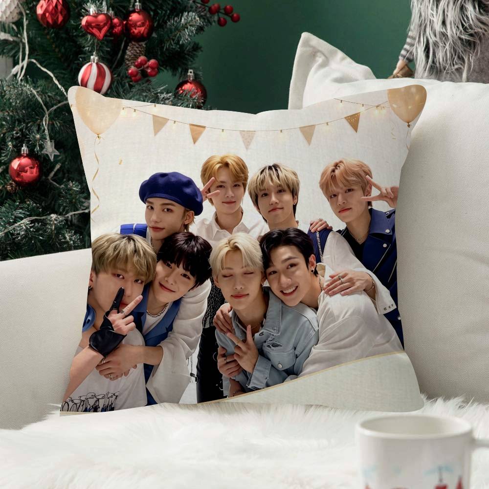 Kpop You Make SStray KKids Stay Decor Room Aesthetics Pillow Case Home Decor Bedroom Sofa Bed Couch Pillow Cover x Fashion