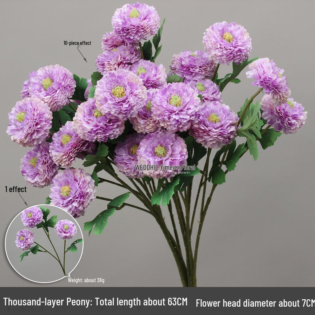 10-Piece Purple Series Artificial Floral Set: Ground Row, Aisle, and Burgundy Wedding Decoration Flowers