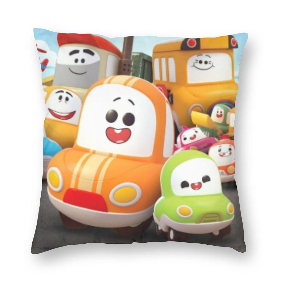 

Go Go Cory Carson And Friends Pillowcase Polyester Linen Velvet Printed Zip Decorative Throw Pillow Case Home Cushion Cover 12x12Inch