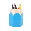 Pencil Shaped Make Up Brush Pen Holder Pot Office Stationery Storage Organizer School Supplies for kids Pens Holder