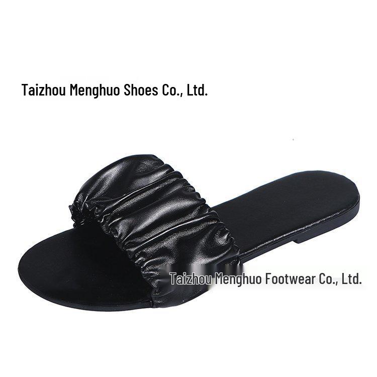 Women s Summer 2021 Casual Flat One-Strap Sandals 38 оранжевый
