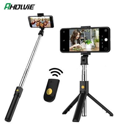 Ahowie 3 In 1 Wireless Bluetooth Selfie Stick for iphone/Android/Huawei Foldable Handheld Monopod Shutter Remote Extenda