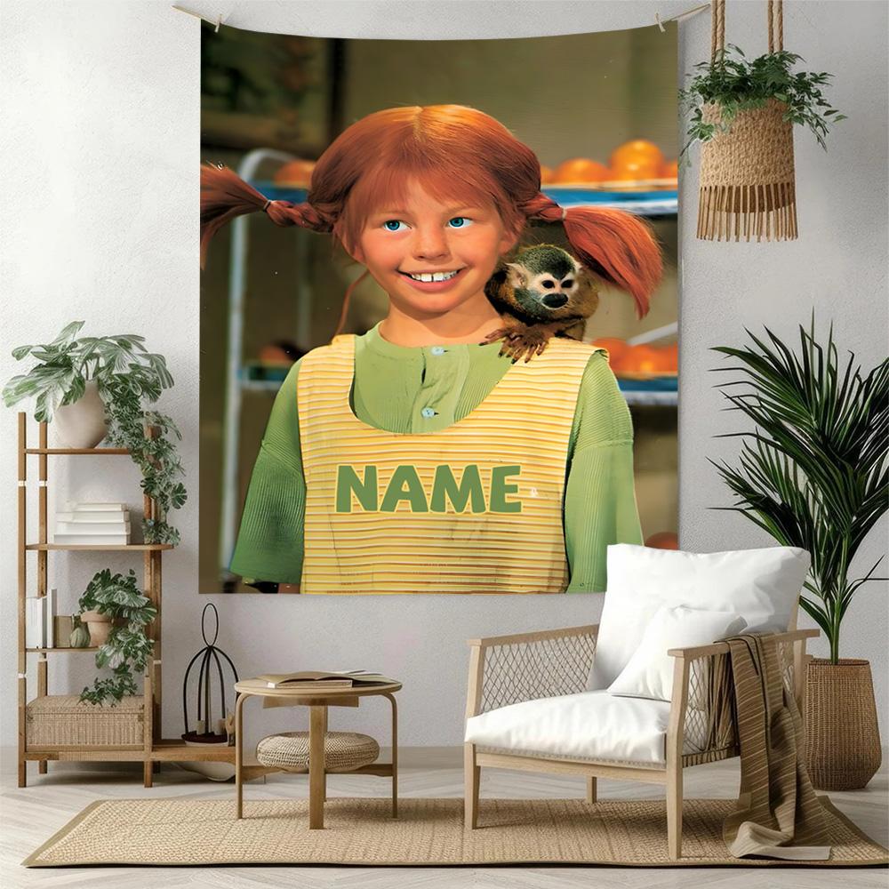 Pipi Custom Your Name Wall Decor Tapestry Art For Pet Memorial Birthdaywedding Party Backdrop Family Gift