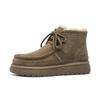 New Tire Thick-soled Non-slip Outdoor Snow Boots Winter Piled Thickened Comfortable Warm Cotton Shoes