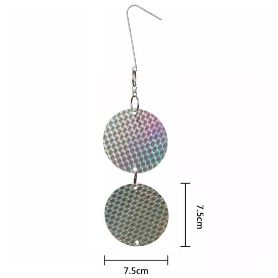 8 Adet Kuş Kovucu Reflektör Yansıtıcı Plastik Diskler Hayvan Kovucu Alet