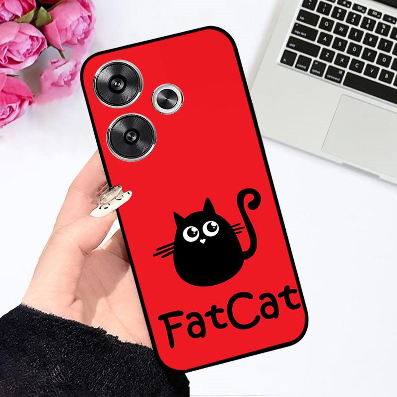 Cases For POCO F6 Cover Cute Astronaut Fashion Shockproof Soft Bumper For Xiaomi POCO F6 Coque For POCOF6 F 6 2024 Phone Capa