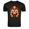 Muscle Cat Fighter Martial Arts Mascot Graphic T-Shirt