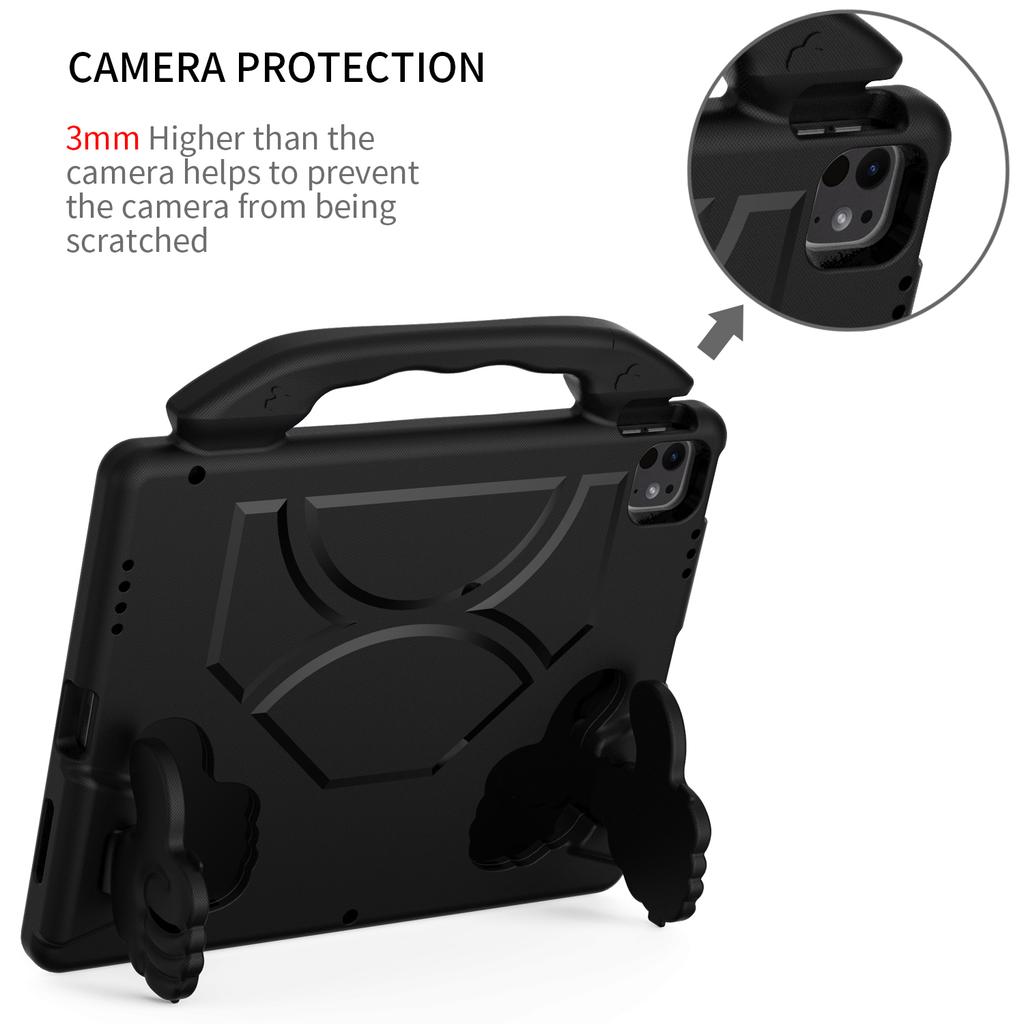 For iPad Pro 12.9-inch (2018)/(2020)/(2021)/(2022)/Air 13 (2025)/(2024)/Pro 13 (2024) Tablet EVA Case with Thumb Kickstand