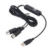 USB zu MIDI Kabel 5ft USB MIDI Schnittstellenadapter MIDI zu USB Kabel Konverter für Musikkeyboard Klavier zu PC Laptop