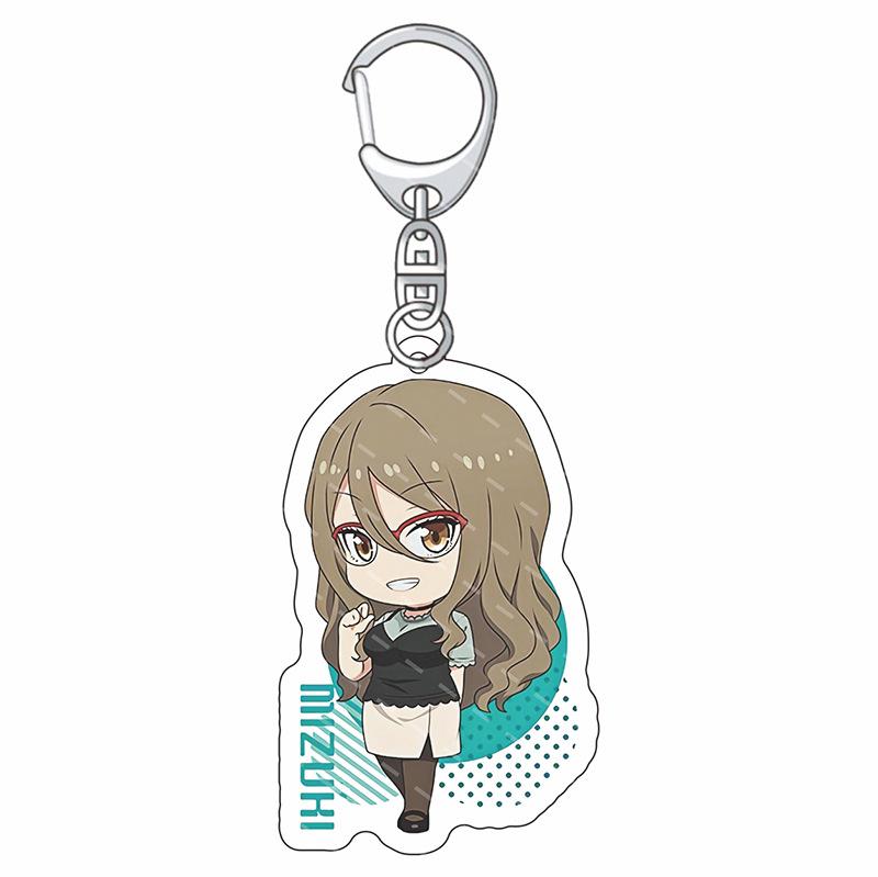 

Lycoris Recoil Nishikigi Chisato Keychain Lovely Baby Bag Charms Pendant Friends Gift Fans Fun Key Chain Cute Souvenir Creative 6 cm