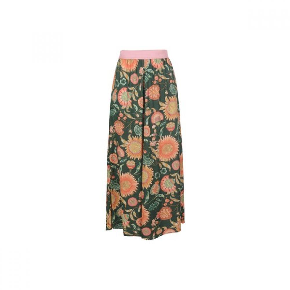 

Oilily Long Flare Skirt Banding Ow8sask001 Green (780D)/42(88)