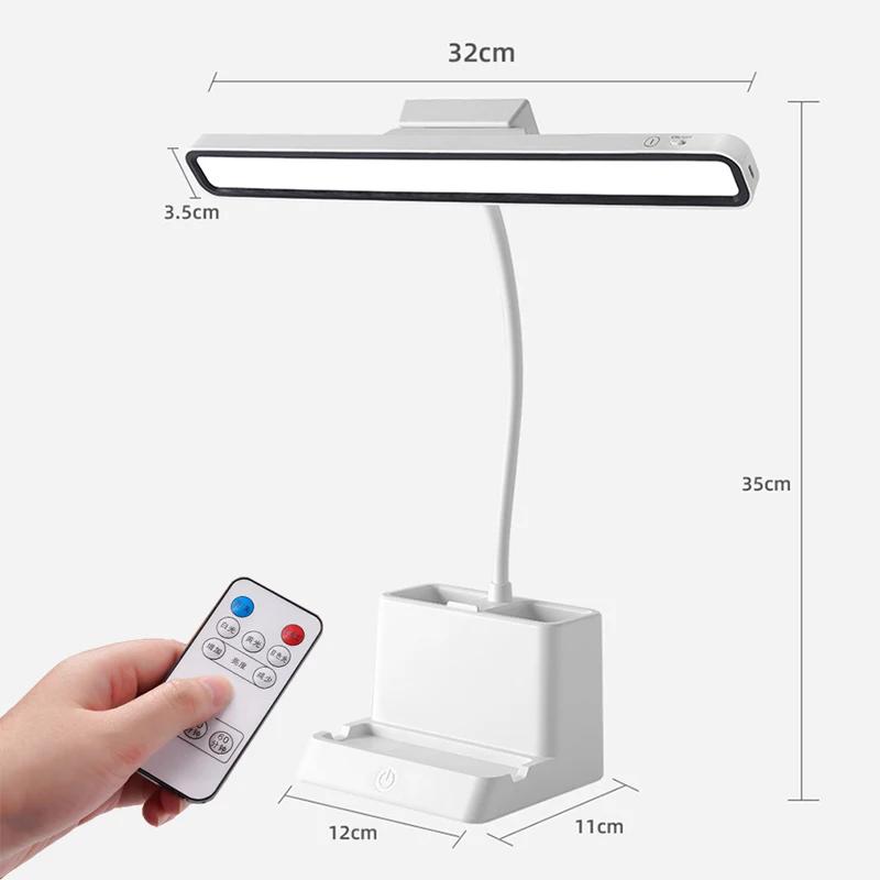 

LED Table Lamp USB Rechargeable Light Stepless Dimming Hanging Magnetic Bedroom Student Hostel Night Lights Reading Table Lamps