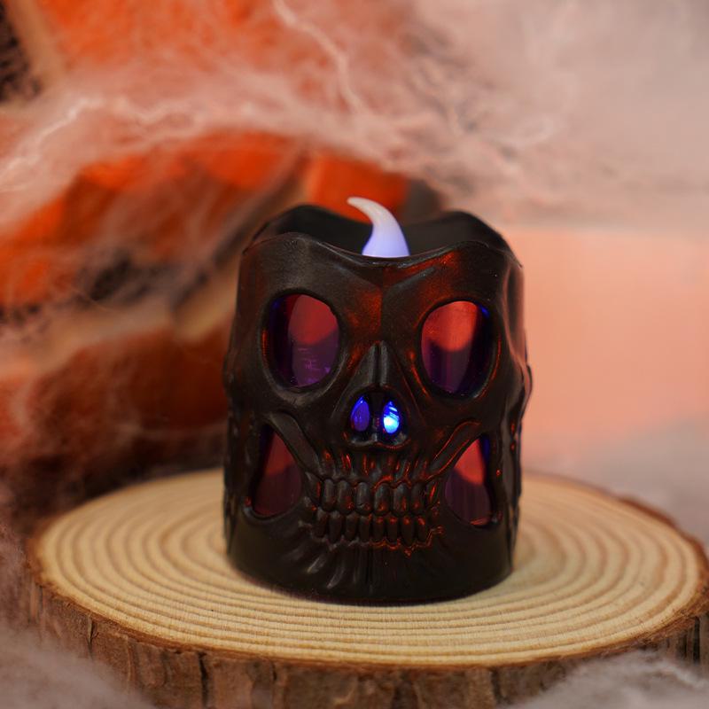 Halloween Portable LED Pumpkin Lantern Candle Lamp for Party Decoration
