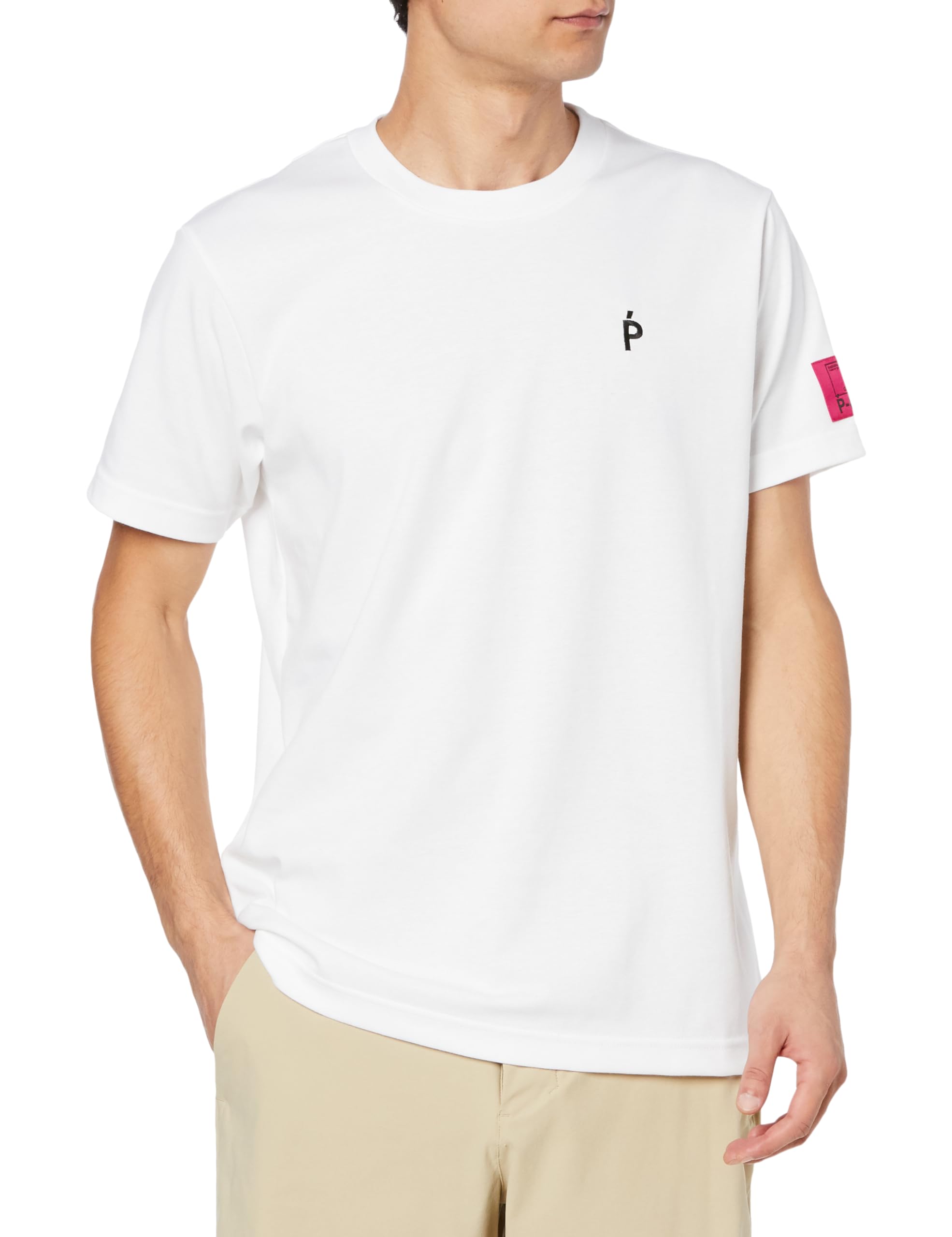 

Ponchi Roma 6 [PEARLY GATES] Men s T-shirt T/C / 053-3263801 030_White [LL]