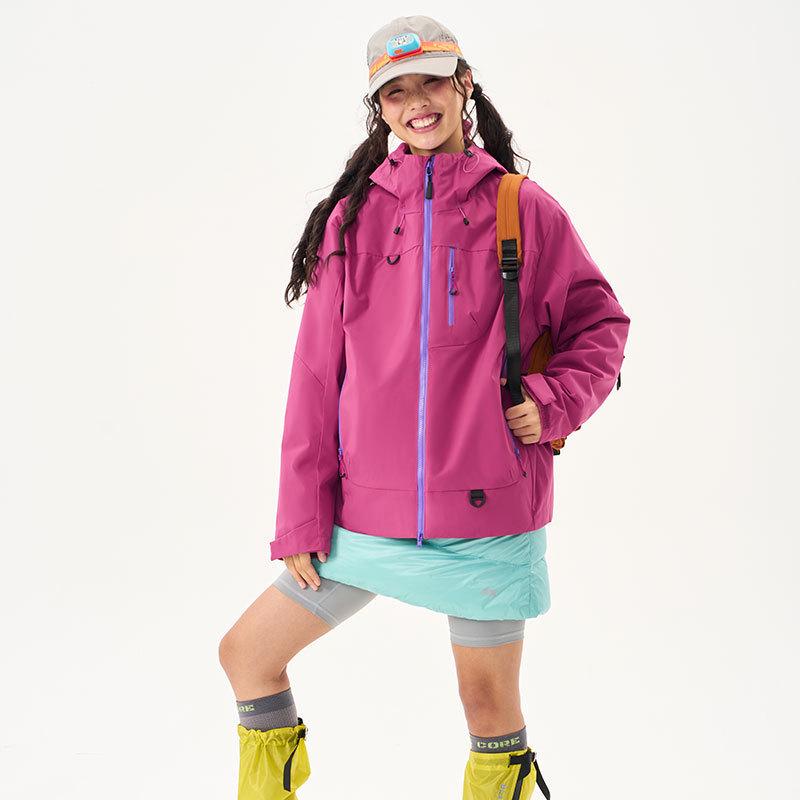 Dopamine Three-in-One Windproof Waterproof Mountaineering Jacket - Unisex Autumn/Winter Outdoor Travel Wear XL