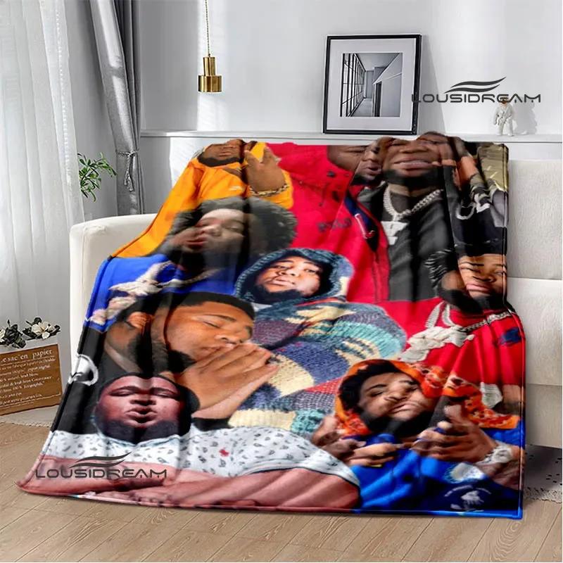 Rapper rod wave printed blanket Warm Flannel Blankets Soft and Comfortable blanket Home Travel Blanket bed linings Birthday Gift
