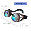 Kaleidoscope Goggles Steampunk Goggles Glasses Halloween Cosplay Party Costume Accessory Psychedelic Raves Goggles