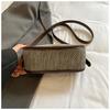 Hong Kong Retro Woven Crossbody Bag - Summer 2026 Collection, Women’s Hollow Knit Color Block Single Shoulder Bag