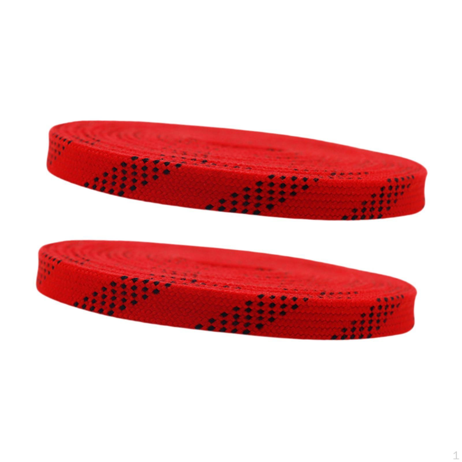 

1 пара вощених шнурків для хокейних ковзанів шириною 1 см, вбудовані шнурки, аксесуари для взуття для ковзанів 213cm