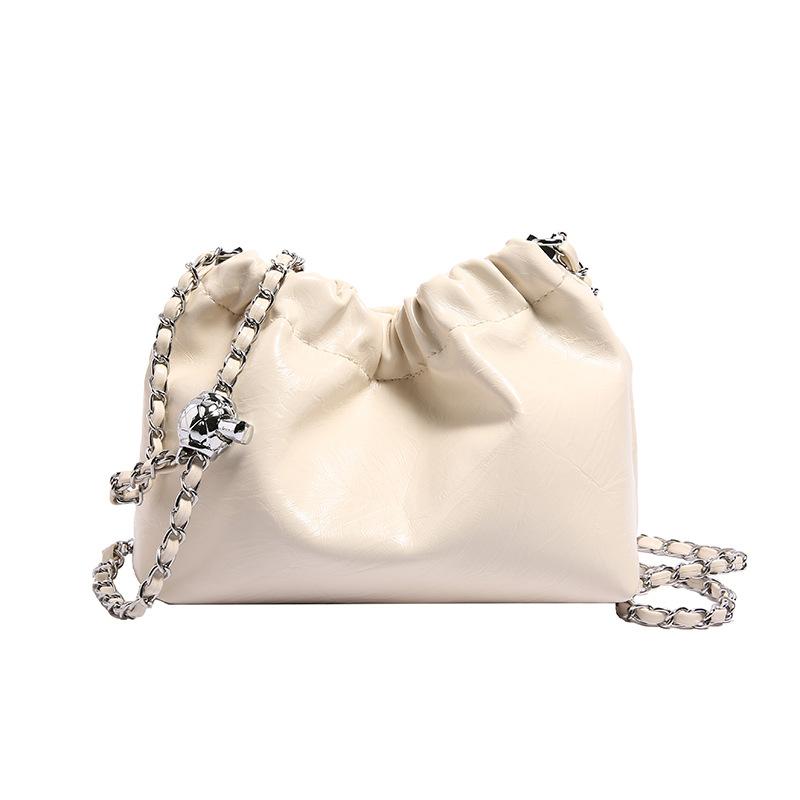 Drawstring small bag women's 2025 spring new versatile mini small bag women's popular bucket bag women this year