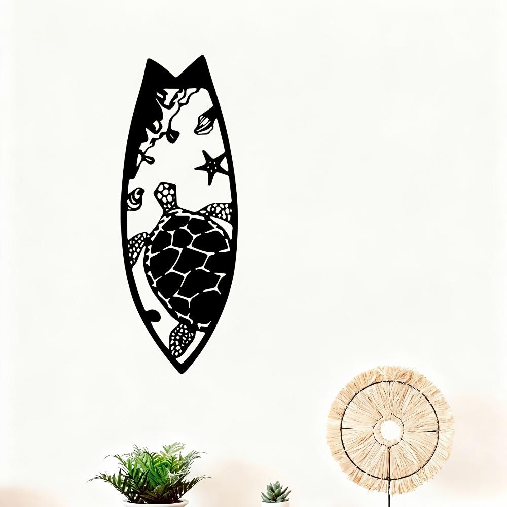 Metal Wall Art Sea Turtle Ocean Lover Gift Beach Marine Decor Weather Resistant
